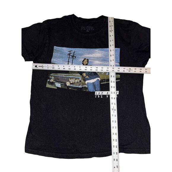 Ice Cube T-Shirt Mens Size L Black‎ Ice Cube Graphic Crew Short Sleeve Shirt - Picture 2 of 4